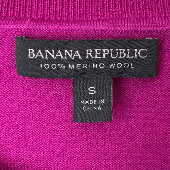 BUNDLE (3) Banana Republic 100% Merino Wool Short Sleeve Vibrant Sweater Tops - Picture 14 of 16